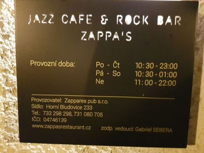 Zappa's restaurant